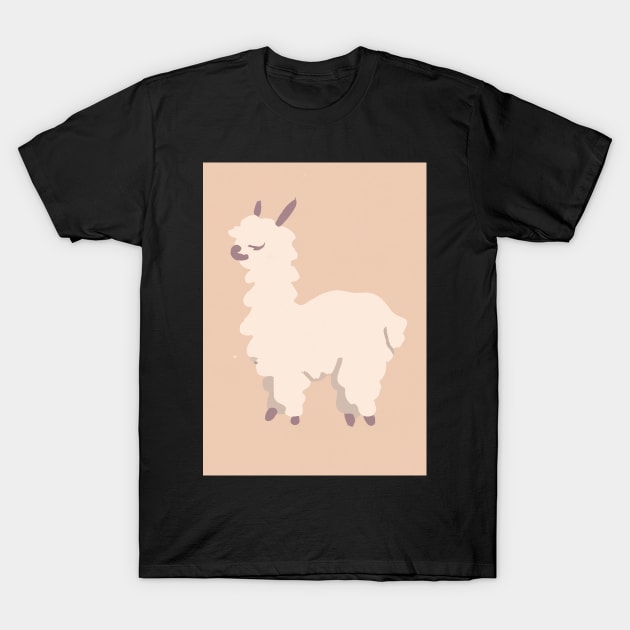 Pastel Alpaka T-Shirt by maxcode